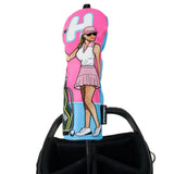 Rose Red Wendy Woo Driver Golf Headcover