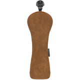 Solid Brown Golf Driver Cover Set