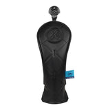 Durable Black HF welding Embroidered Wood Headcover