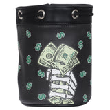 Black PU Finger Money Golf Valuables Pouch