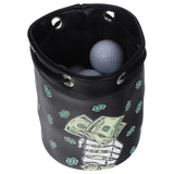 Black PU Finger Money Golf Valuables Pouch