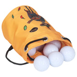 Guitar Skull Printed Golf Valuables Pouch