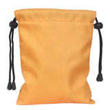 Orange Fabric Guitar Skull Print Golf Valuables Pouch