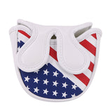 USA Flag Stars&Stripes Mallet Putter Cover (Dual Magnetic straps)