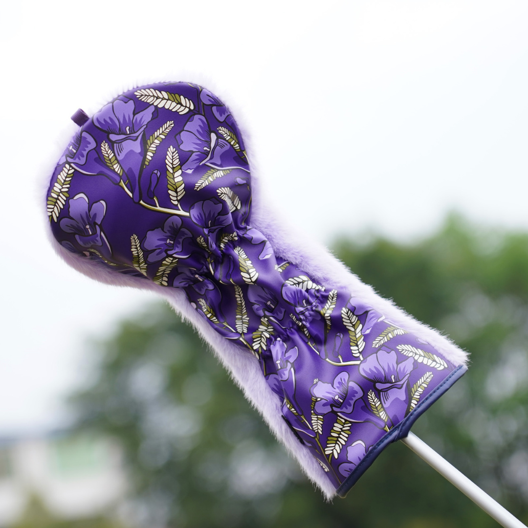Jacaranda Mimosifolia Purple Fuzzy Driver Cover