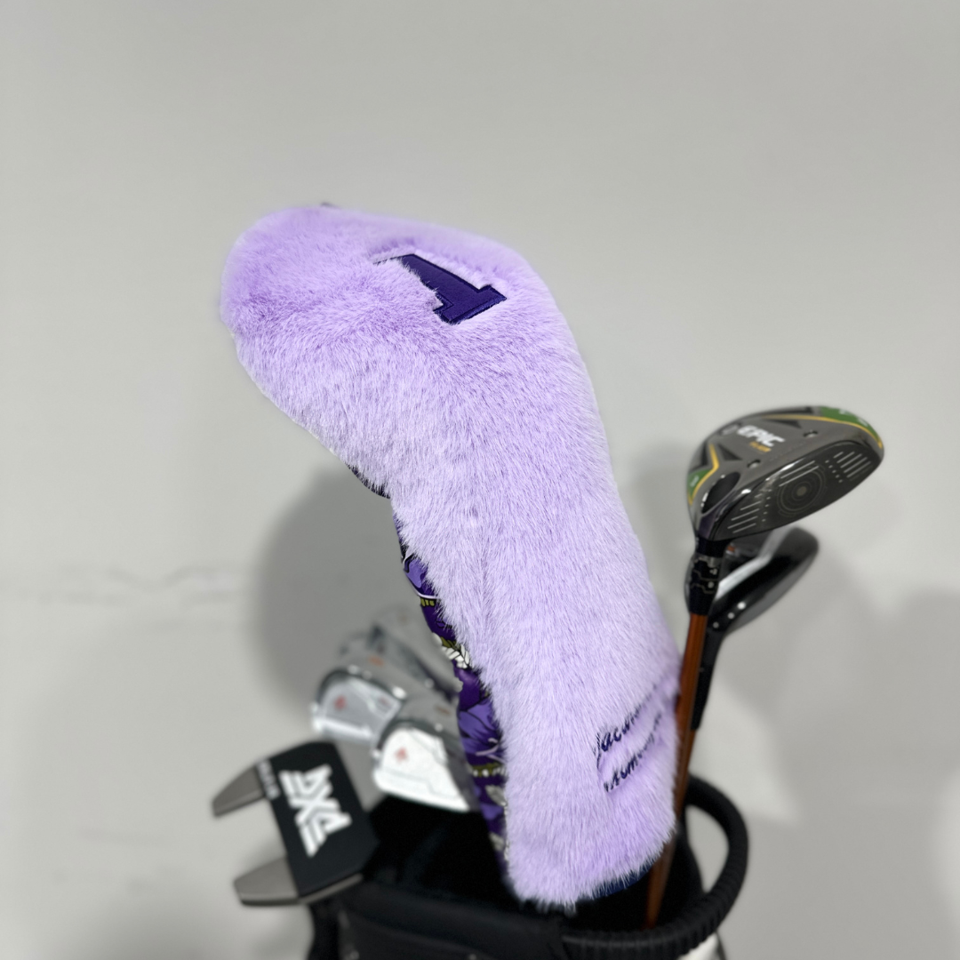 Jacaranda Mimosifolia Purple Fuzzy Driver Cover
