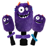 Purple Monster Golf Head Cover Set