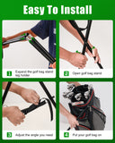 Golf Bag Stand Attachment