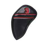 Custom Colorful Embroidery Number Iron Head Cover Set