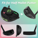 Vibrant birdie design mid-mallet putter headcover for golf clubs