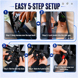 Step-by-step installation guide for the Craftsman Golf child golf cart seat