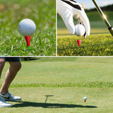 45mm Two-color Soft Rubber Golf Tee Mixing 50pcs