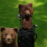 custom bear animal gold head cover