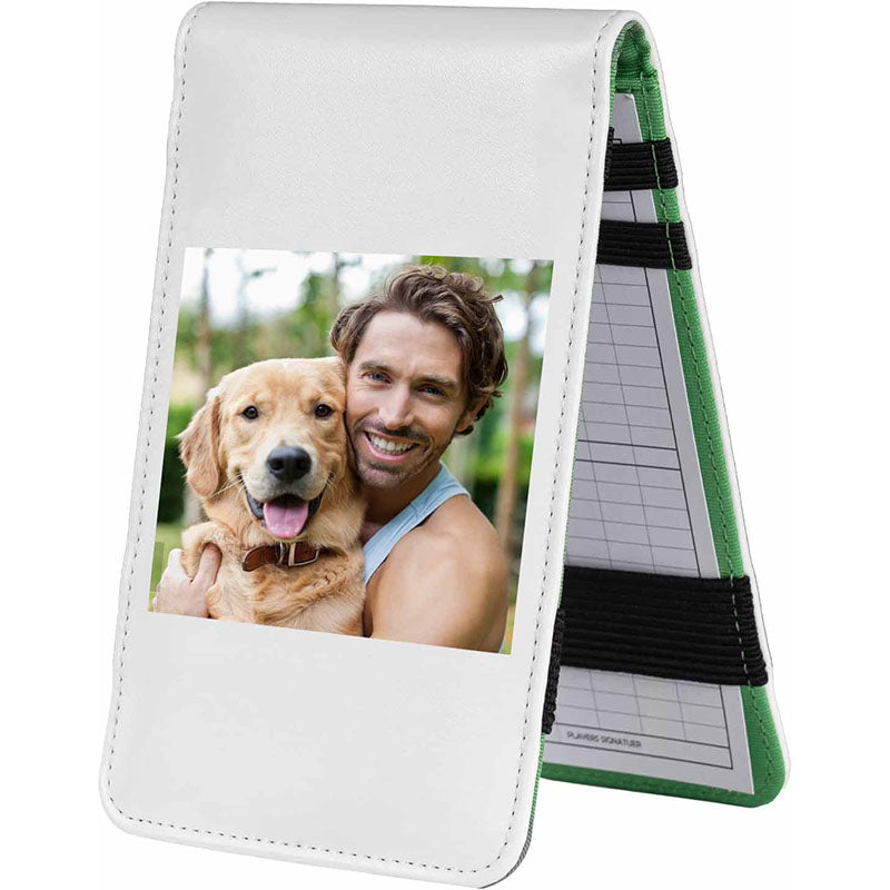 Personalized Scorecard & Yardage Book Holder Cover With Logo