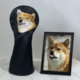 Pet Portrait Embroidery Driver Head Cover