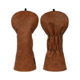 Custom Genuine Leather Golf Headcovers with Logo