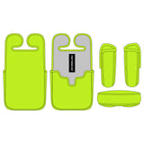 Custom Multi-Fit Magnetic Mallet Putter Headcover – L