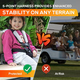golf cart child positioner