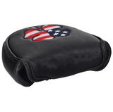 Custom Your Name US Flag Lucky Clover Mallet Putter Headcover