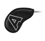 Custom Red No. Magnetic Leather Iron Covers