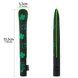 White Black Four-leaf Clover Alignment Stick Cover