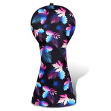 Maple Leaves Floral Canva Golf Headcover Set