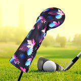 Maple Leaves Floral Canva Golf Headcover Set