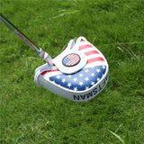 USA Flag Stars & Stripes Mallet Putter Head Cover - CraftsmanGolf