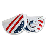USA Flag Stars & Stripes Mid-Mallet Putter Head Cover - CraftsmanGolf