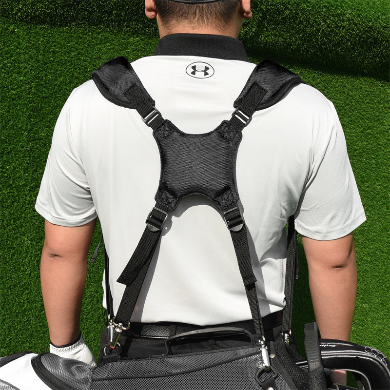 Adjustable Strap Golf Backpack Strap Replacement with Metal Hooks Shoulder  Strap 