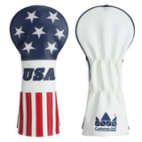 White Leather Headcovers - Craftsman Golf