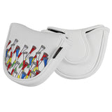Colorful Golf Tees Golf Mallet Putter Head Cover