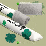 Four-Leaf Clover Leather Alignment Stick Cover - Craftsman Golf
