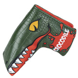 Crocodile Leather Golf Blade Putter Head Cover
