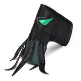 Green Eyes Octopus Pattern Leather Blade Putter Head Cover