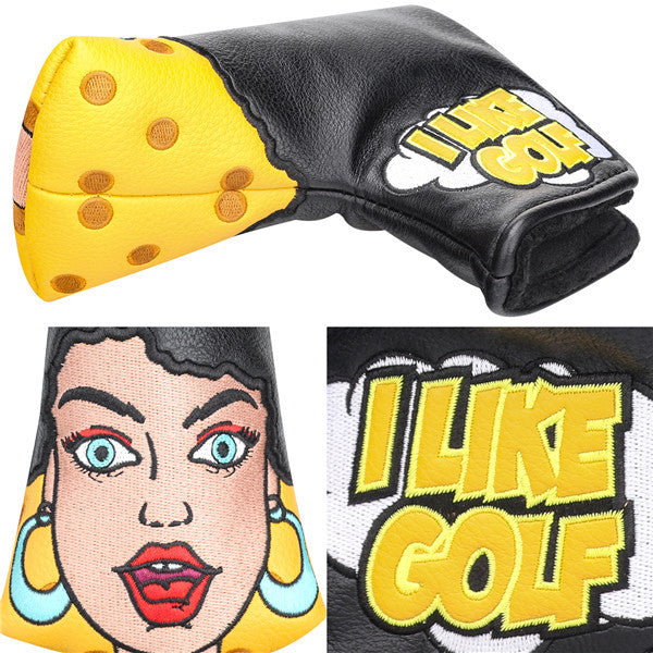 I LIKE GOLF Girl Blade Putter Headcover -Craftsman Golf