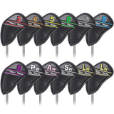 Custom Colorful Embroidery Number Iron Head Cover Set-CraftsmanGolf