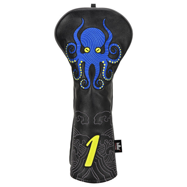 Octopus & Auspicious Cloud Leather Driver Head Cover – Craftsman Golf