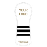 Personalized Horizontal Stripes Wood Headcover With Your Logo And Name - Craftsman Golf