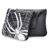 Spider Embroidery Leather Large Mallet Putter Headcover