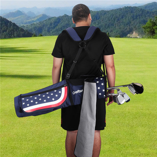 Craftsman Golf Adjustable Waterproof Star Black Blue Golf Bag Backpack —  CHIMIYA