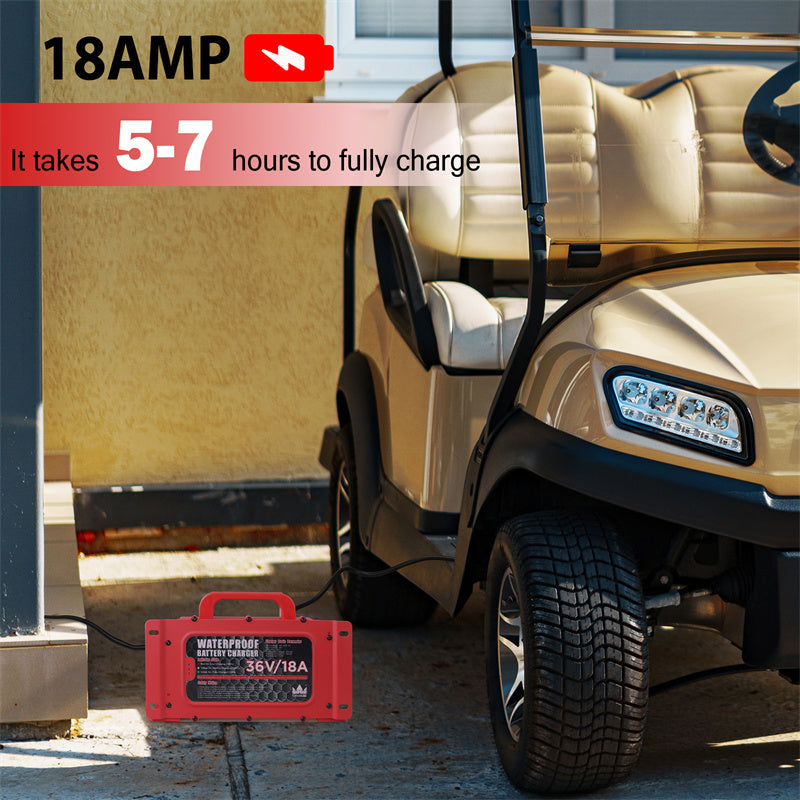 18 Amp Fast Charge Golf Cart Battery Charger
