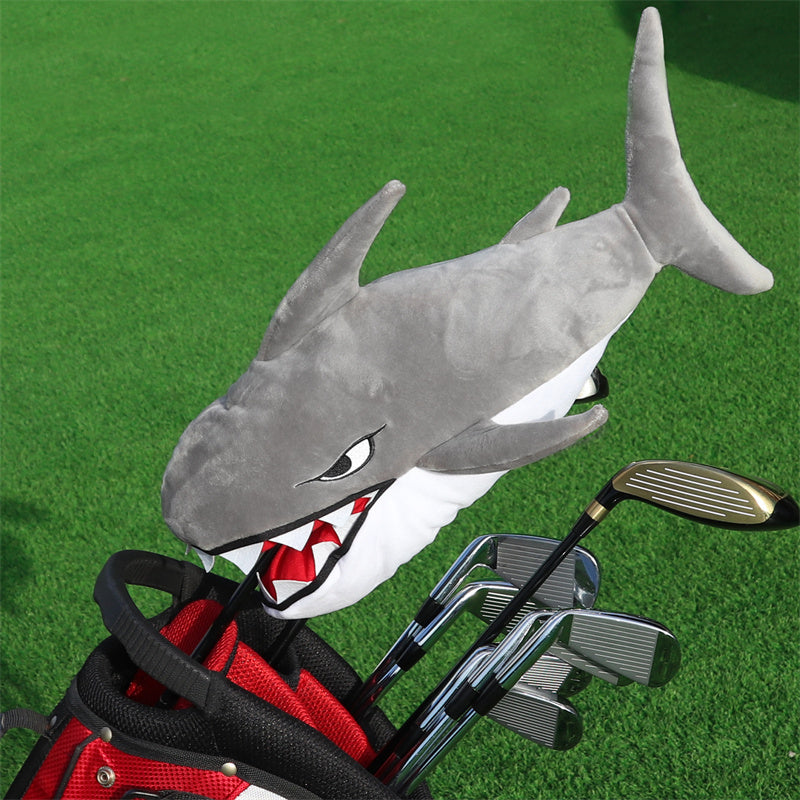Grey Shark Golf Driver Head Cover-Craftsman golf
