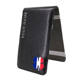 Custom Country Flag Clover Scorecard&Yardage Book Cover With Your Name - CraftsmanGolf