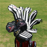Colorful Embroidery Number Iron Head Cover Set - CraftsmanGolf