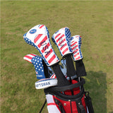 USA Flag Long Neck Sock Golf Head Cover - CraftsmanGolf