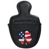 USA Flag Lucky Clover Mallet Putter Headcover - CraftsmanGolf