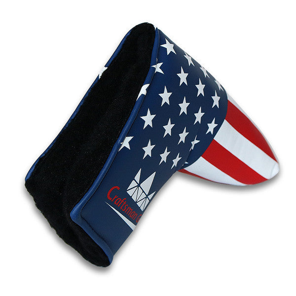USA Flag Stars and Stripes Golf Putter Head Cover - CraftsmanGolf