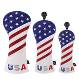 USA Red&White&blue Golf Head Covers