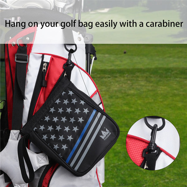 Golf Portable Waterproof Zippered Pouch Craftsman Golf